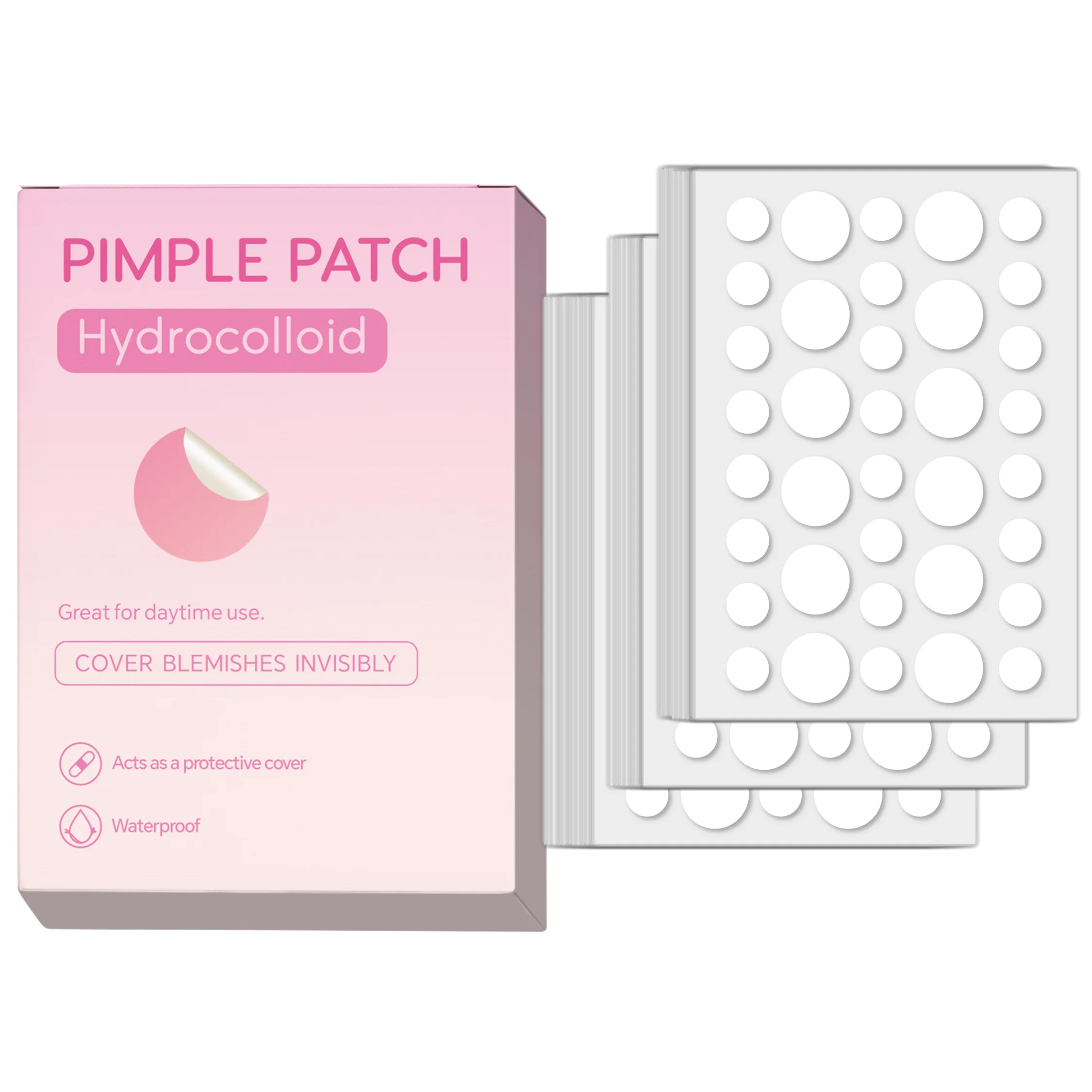36/360 قطعة من رقع حب الشباب الغروانية المائية - ملصقات بثرة غير مرئية لتخفيف العيوب بسرعة، وتهدئة البشرة بلطف. #5