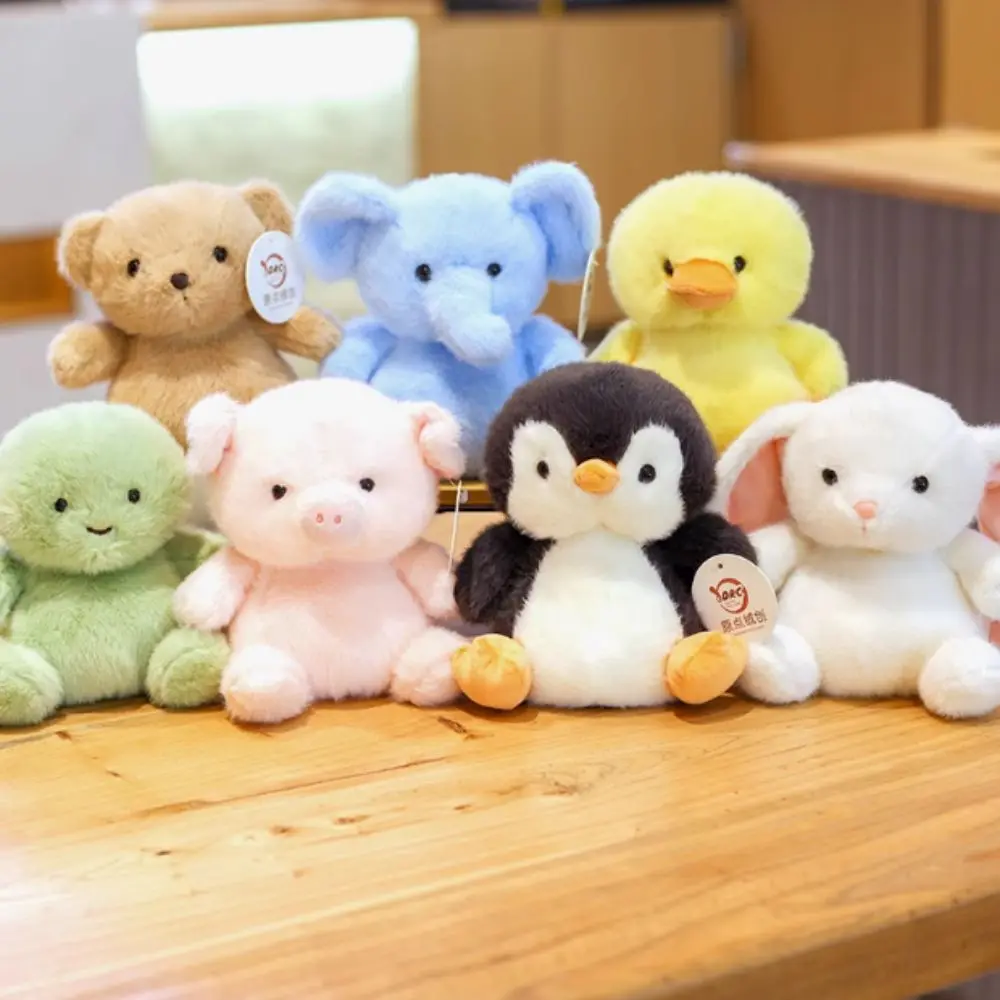 

Table Doll Animal Plush Toy Elephant Turtle Home Decor Sitting Animals Plush Duck Rabbit Soft Pillow Stuffed Penguin