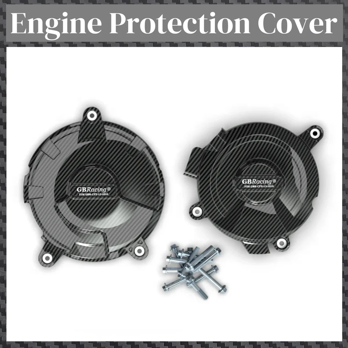 

For 1290 Super Duke R GT 2014-2023 1290/Super Duke Advanced S R 2019-2022 Carbon Fiber Pattern Engine Protective Cover