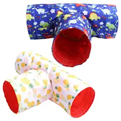 Small Guinea Pig Hamster Toy Tubes Tunnels Hamster Cage House Hideout Channel Chinchillas Hamster Tunnel Toy