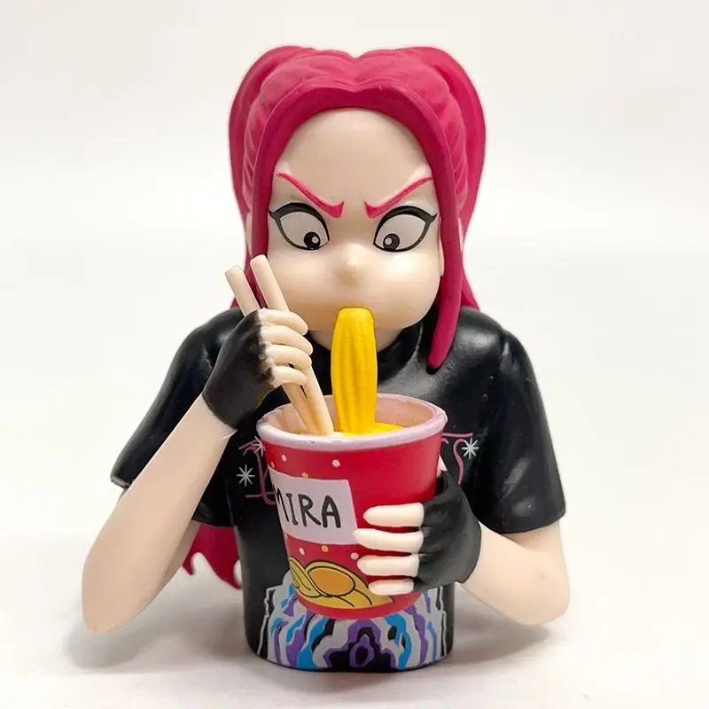 Hot Sale Rumi Mira Zoey Anime Girl Figure Instant Noodle Press Bust Statue Desk Setup Decor Ornament Gift for Anime Fans