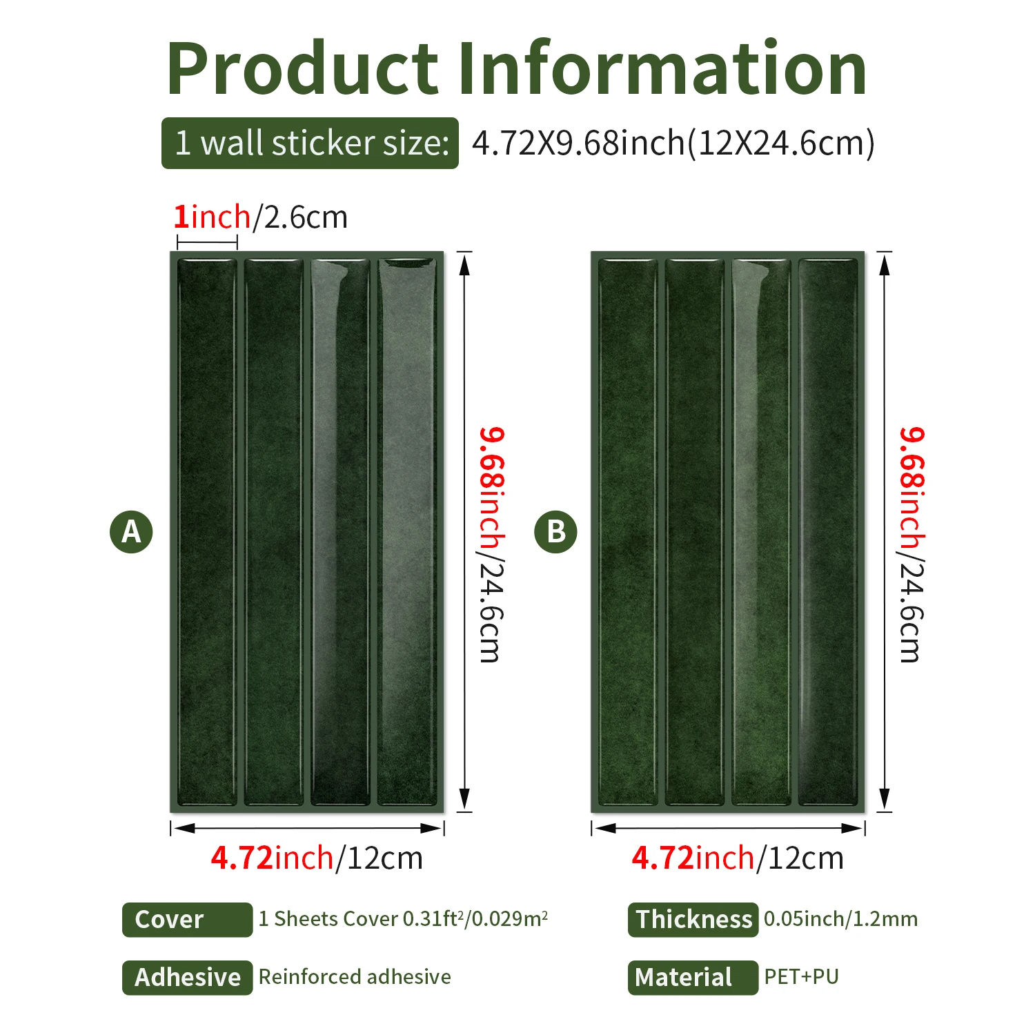 Self adhesive 3D gel vinyl wall tiles are easy to peel off for bathroom, living room, DIY decoration and home decoration view 6