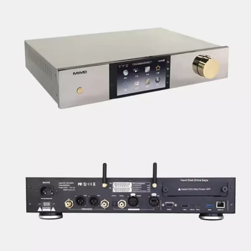 مشغل موسيقى رقمي ، DMP60 ، شاشة لمس عالية الدقة ، تدفق HIFI بدون خسارة ، رقاقة ES9038pro ، تشغيل البيانات