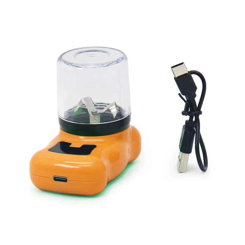 44mm 2-lagiger elektrischer Kunststoff-Grinder, USB-aufladbar, bunter, tragbarer Haushalts-Grinder – Detail 11