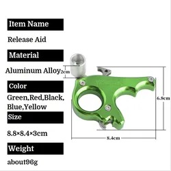 Arco compuesto para caza con gatillo 3 dedos y pinza de pulgar