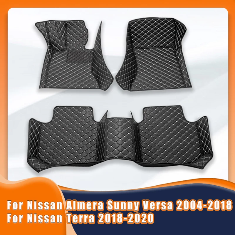 

Car Floor Mats For Nissan Almera Sunny Versa 2018 2017 2016 2015 To 2006 2005 2004 For Nissan Terra 2018 2019 2020 Interior Rugs