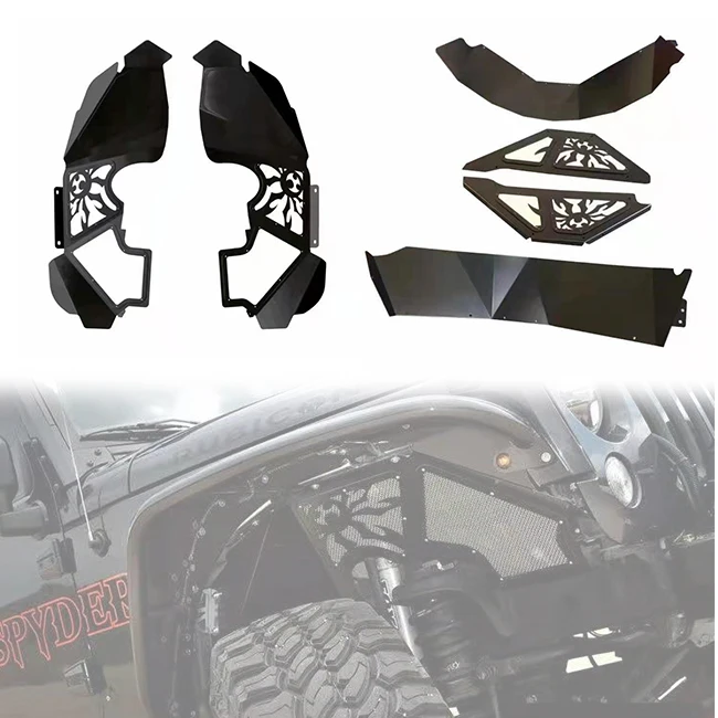 

LUMA 4x4 Car Fenders Aluminum Inner Fender For Jeep Wrangler JL 2018+ JK 2007-2017 Offroad Accessories