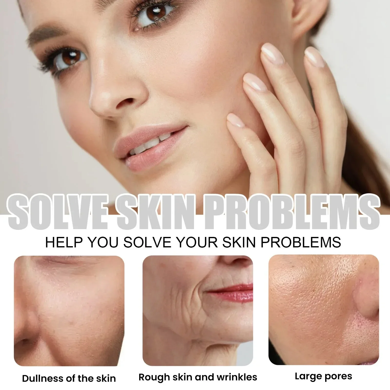 ！Face Cream Instant Wrinkle Eraser Skin Hydrating Anti Aging Filler Facial Cream Care Dark Spots Remover Natural Moisturizing - Image 2