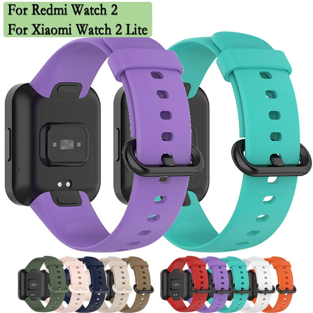 For Redmi Watch 2 Silicone Strap Wristband For Xiaomi Watch 2 Lite Watchband Replacement Bracelet Correa