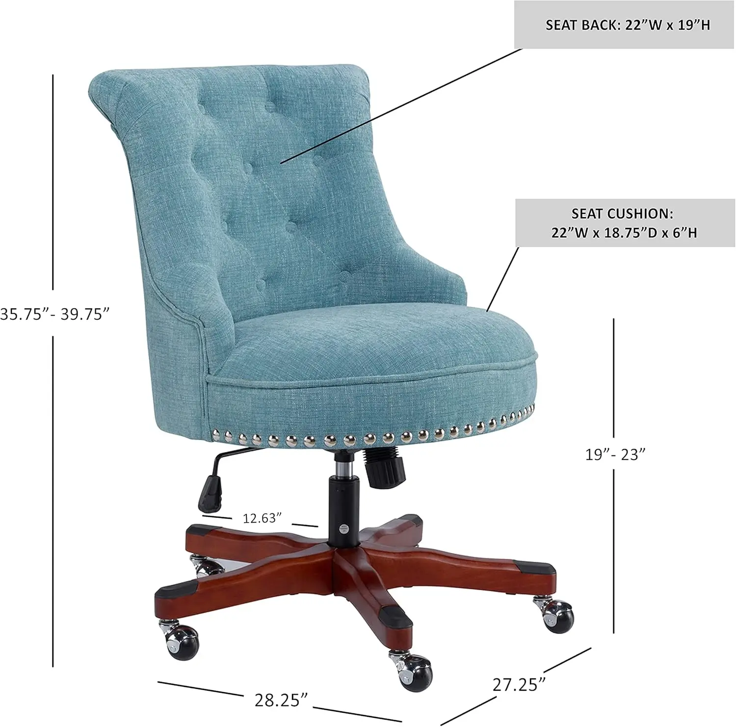 Talia aqua bürostuhl,