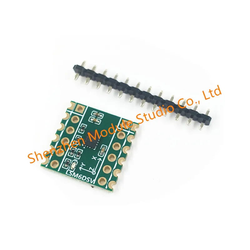 1PCS/5PCS Six-Axis Sensor LSM6DSV Module SPI/I2C Compatible for Smol/SlimeVR - Accelerometer & Gyroscope Data Logging