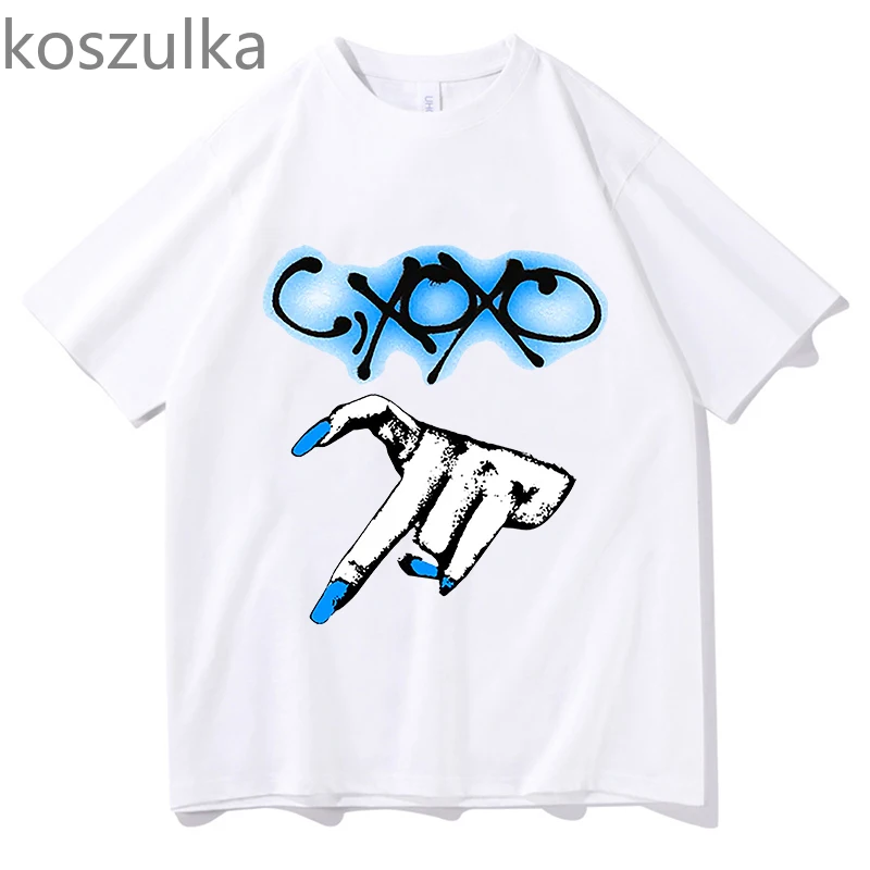 Camila Cabello C XOXO Album T-Shirts Unisex Pure Cotton Merch Harajuku O-Neck Short Sleeve Shirts Harajuku kpop Aesthetic Tees