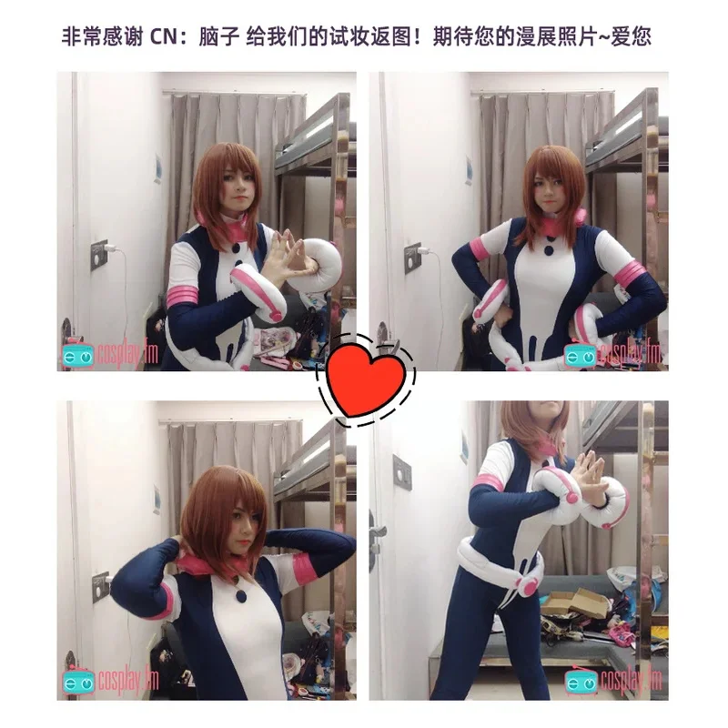 アニメ僕のヒーロー学界 Uraraka Ochako ボディスーツジャンプスーツ衣装アニメ僕のヒーロー学界 OCHACO コスプレキャットスーツスーツ全身タイツ