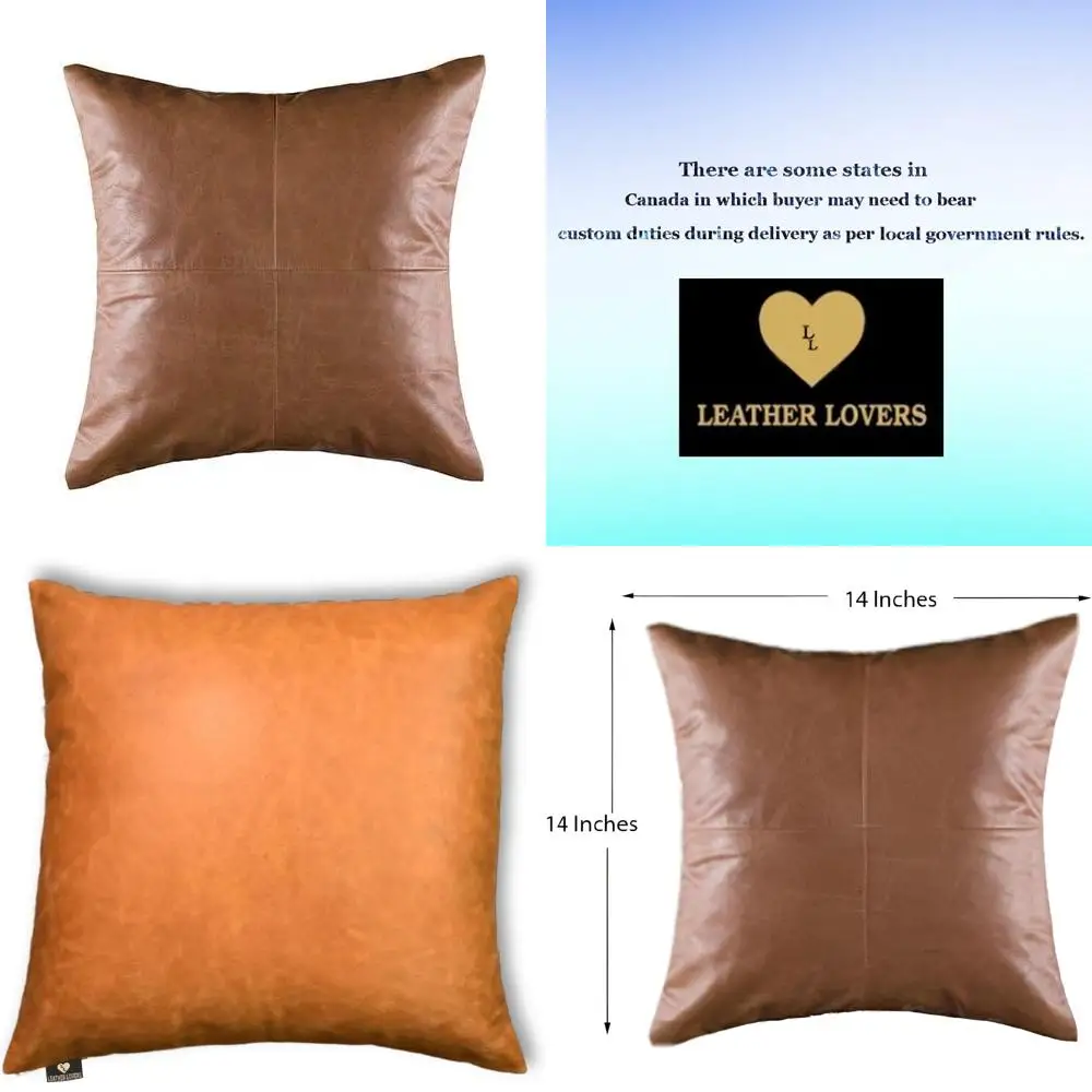 

Наволочка из овечьей кожи - Чехол для диванной подушки - Элегантные чехлы для гостиной и спальни, 16x16 дюймов