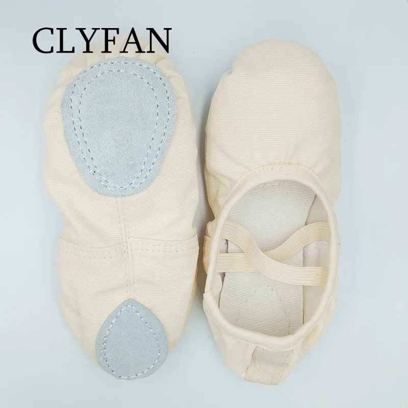 

Girls Ballet Shoes Canvas Flat Ballet Dancing Slippers Dance Shoes For Adult Women Kids Children Classic Split-Sole Soft Leather