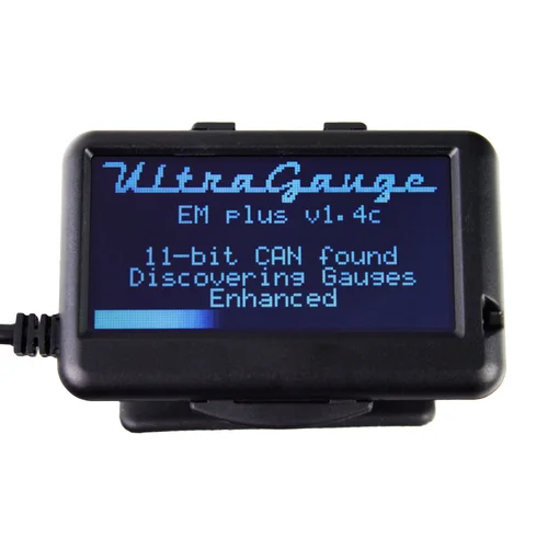 Imagen 2 del producto EM Plus v1.4c Gen 1 R53 Mini UltraGauge OBD II OBD2 lectura y pendiente de códigos de problemas herramienta de escaneo Ultra calibre EM con almohadilla de gancho y bucle