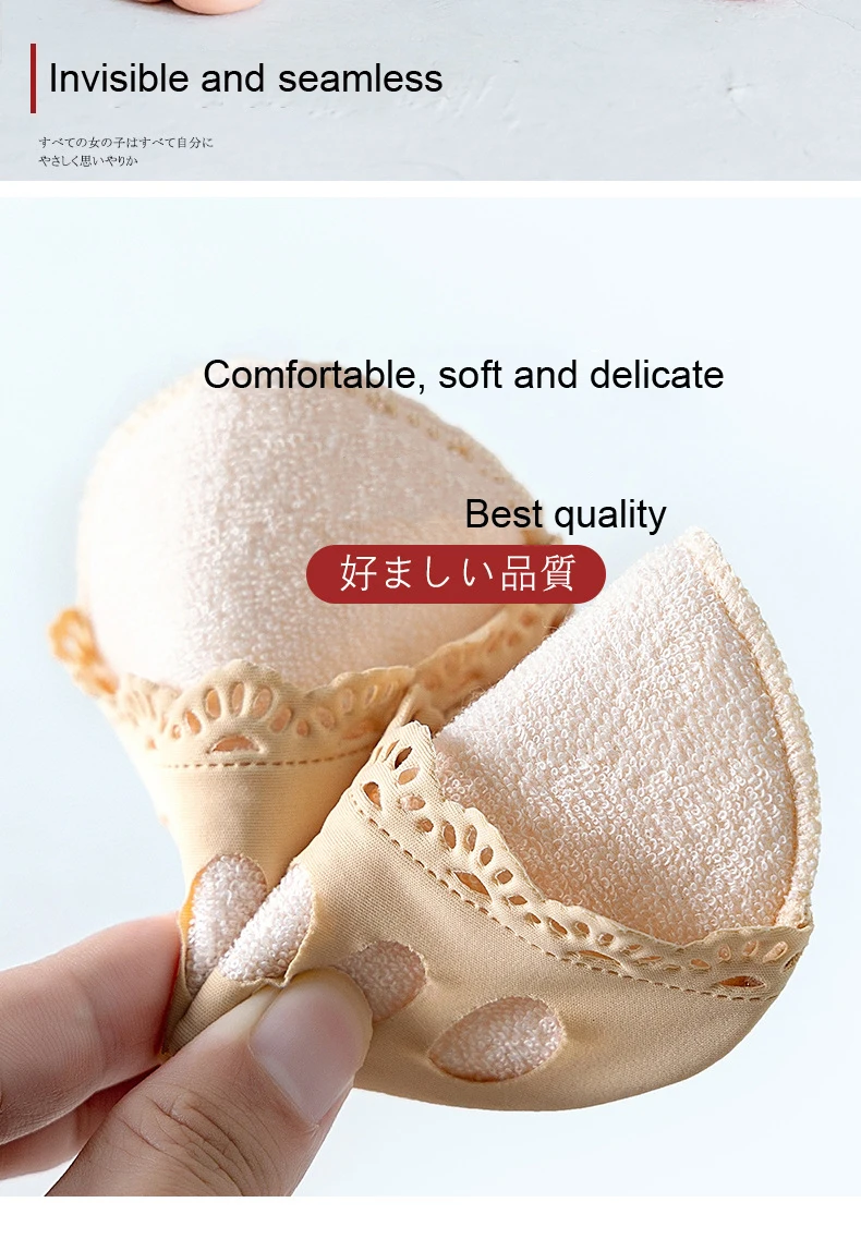 Einlegesohlen für High Heels, Halbschuhe, Fünf-Finger-Vorfußpolster für Damen, zur Behandlung von Hornhaut, Hühneraugen und Fußschmerzen, unsichtbare Sockeneinlagen. – Detail 5
