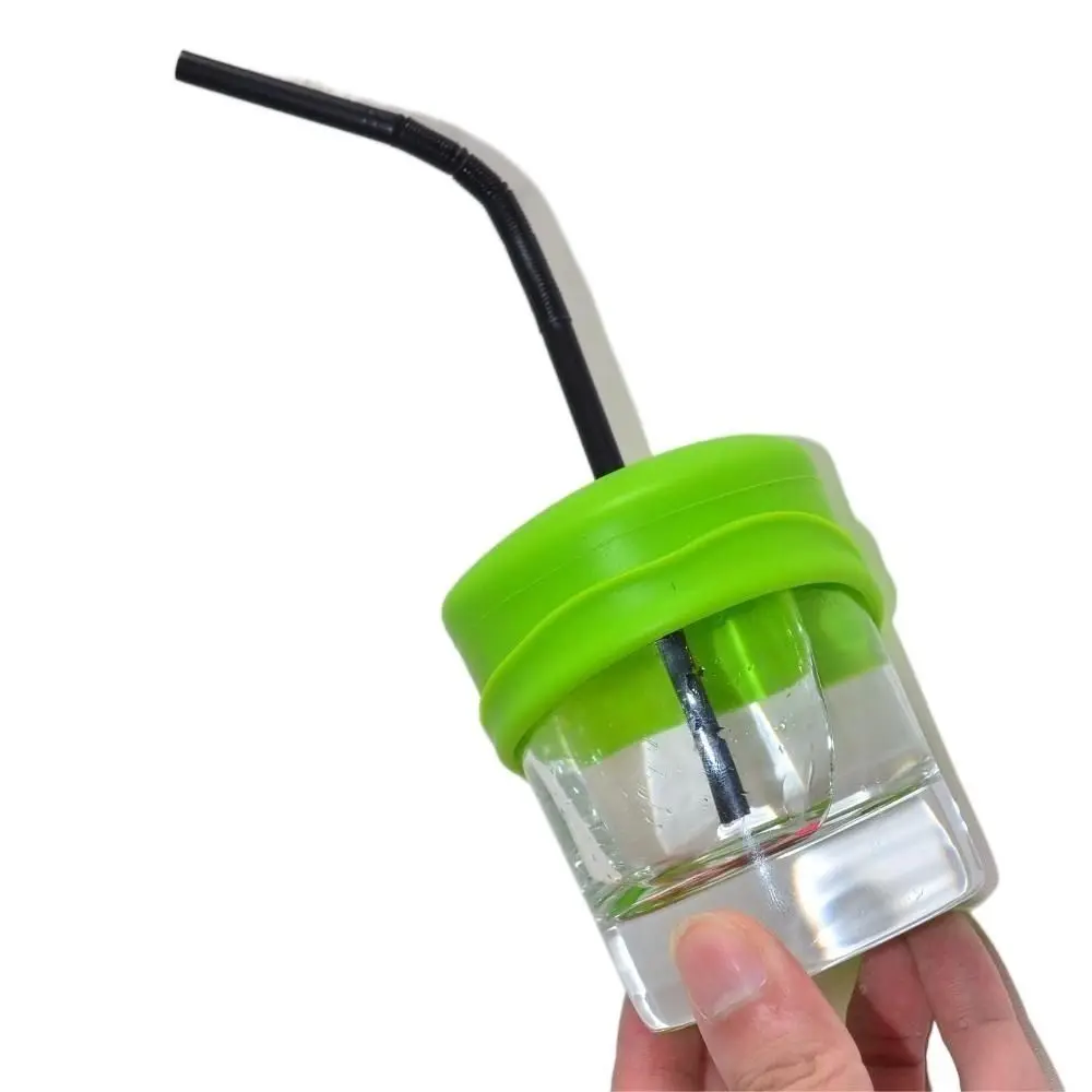 1Pc Durable Resuable Silicone Sippy Cup Lid Elastic Spill-Proof Straw Cup Cover With Straw Hole Water Bottle Accessories