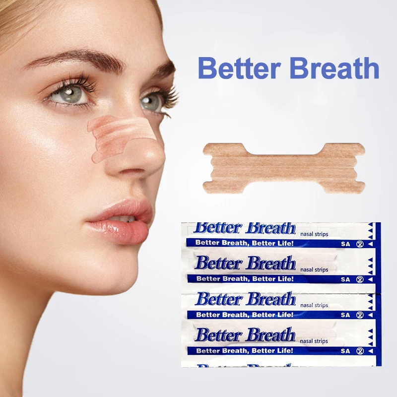 10PCS Breath Nasal Strips Right Aid Stop Snoring Nose Patch Good Sleeping Patch Product Easier Breath Sleep Aid Decive