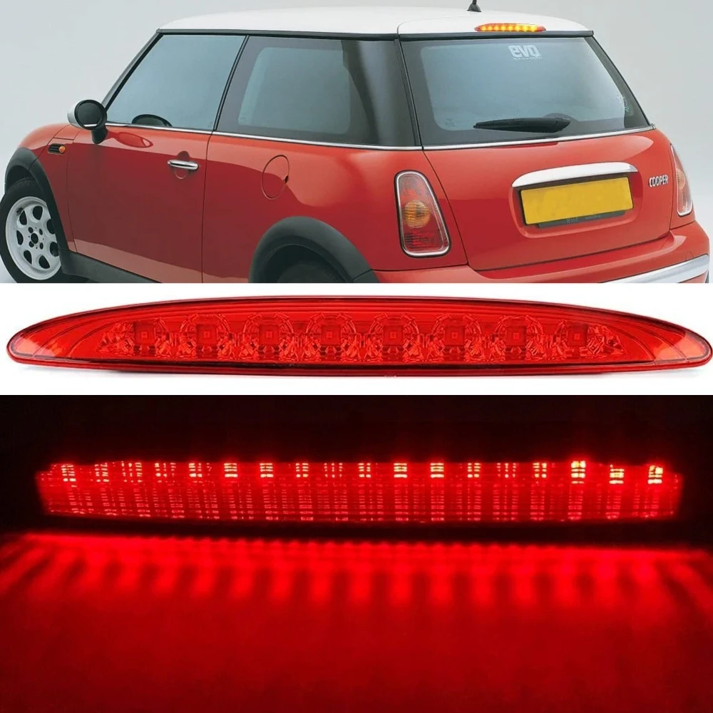 63256935789 Third Brake Light Car led Super Bright Rear Brake Stop Light for MINI COOPER ONE R50 R53 1st First Gen 2001-2006