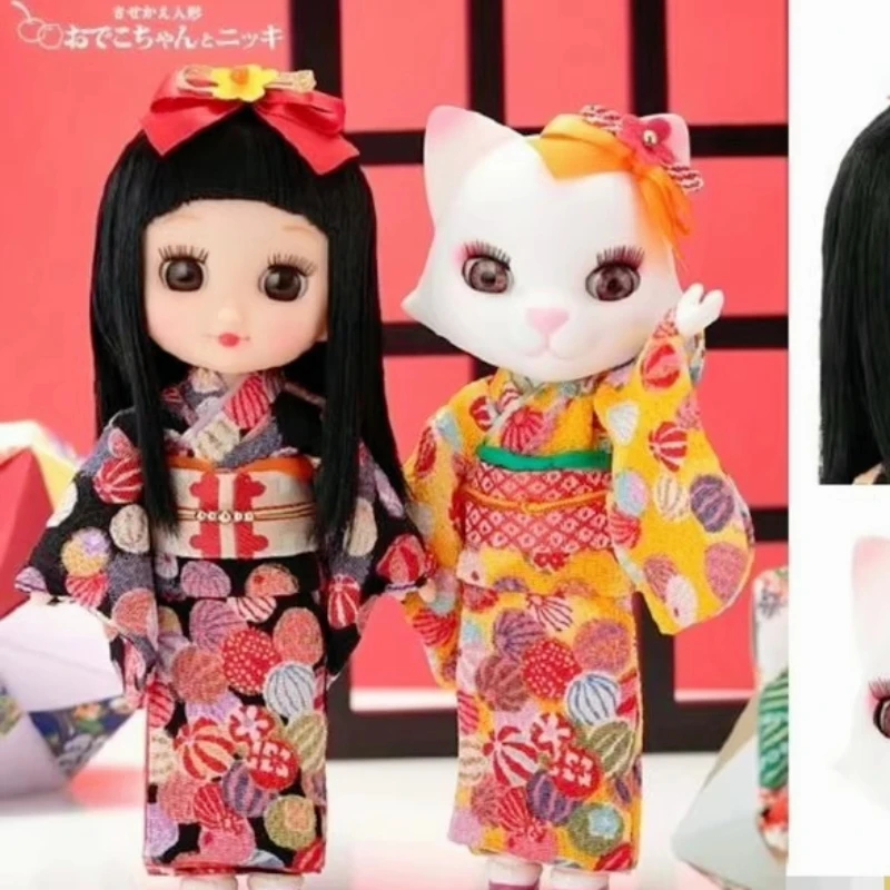 

Кукла BJD для работы с домашними животными, фигурка Muichan Mushroom BJD, деревенское платье, милая кукла для девочек, шарнир для тела, сделай сам, Блит