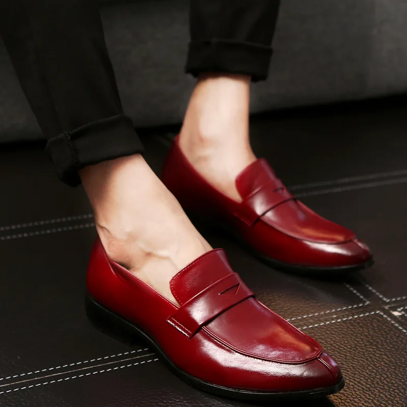 Zapatos formales para hombre, zapatos clásicos de oficina para hombre, zapatos de boda de marca italiana para hombre, zapatos de vestir de cuero, Sepatu Slip On Pria Bona
