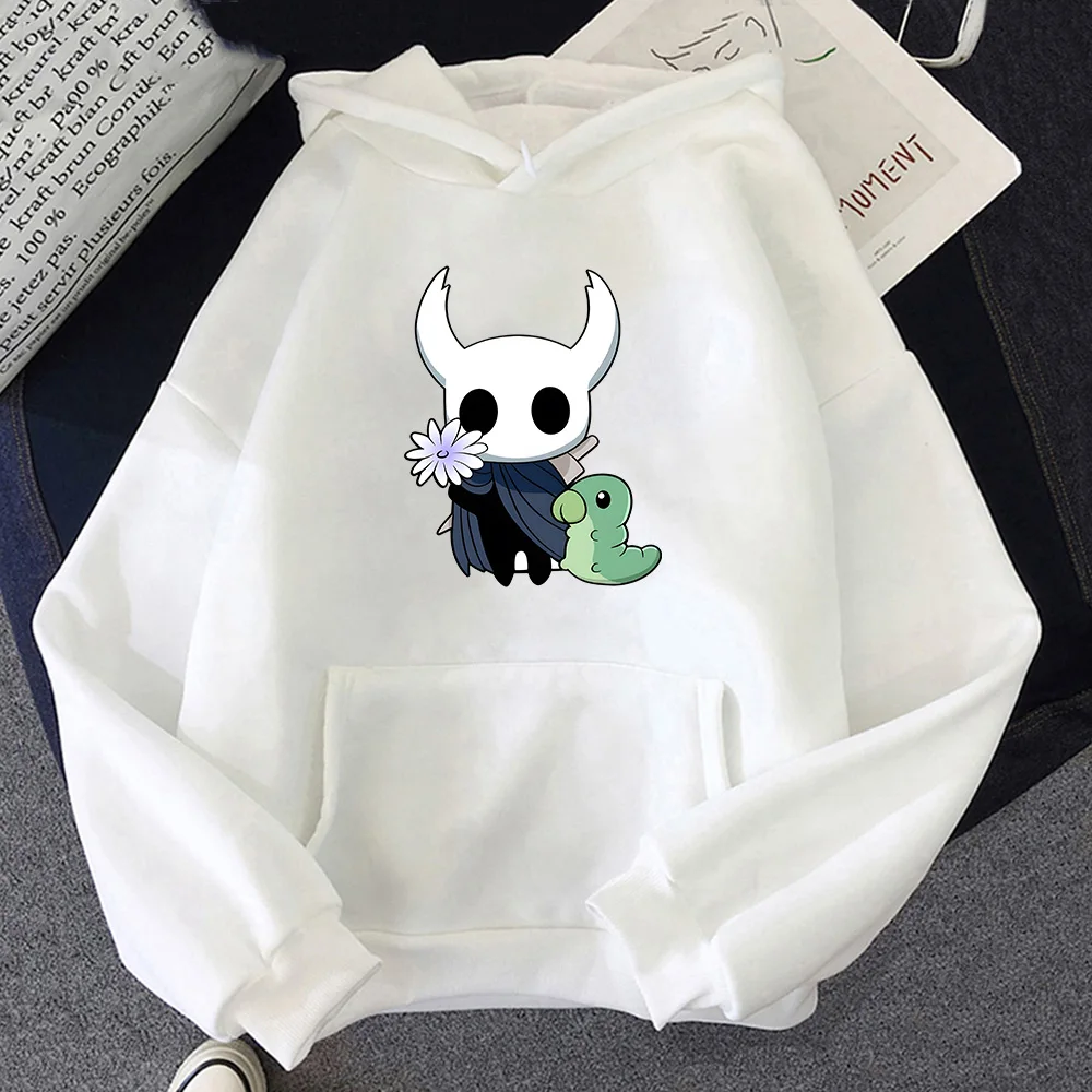 Oco cavaleiro popular personagem impressão hoodie outono casual moletom feminino/masculino bonito anime roupas confortáveis pullovers regulares