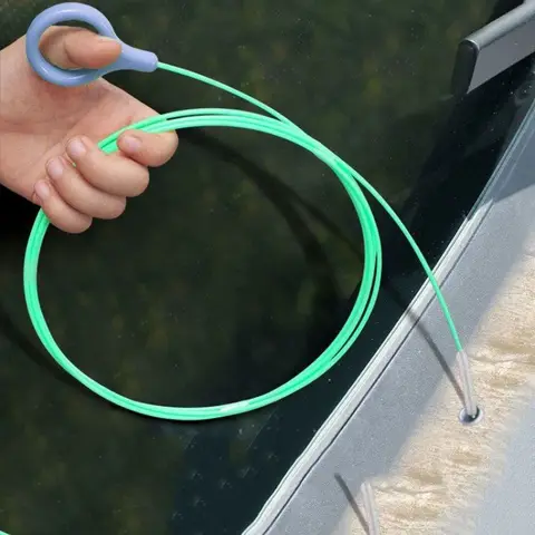 3/5m 자동차 선 루프 배수구 청소 브러시 ​​막힘 방지 청소 스크러빙 긴 호스 범용 나선형 청소 브러시 ​​Unclogger