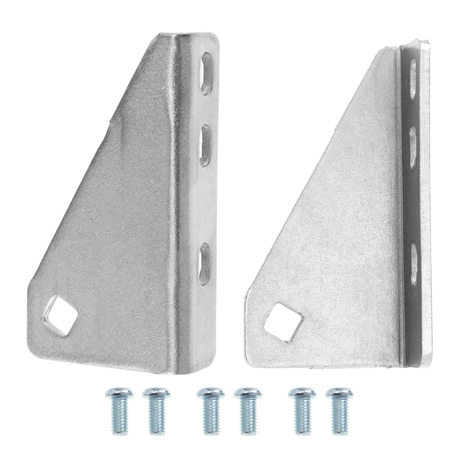 2Pcs Freezer Door Hinge Stainless Steel Furniture Hinges More Firm Rust Resistant Smooth Opening Closing Mirror Polished Metal