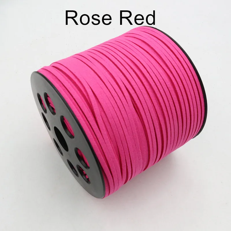 10m/lot 2.5mm Flat Faux Suede Braided Cord Korean Velvet Leather Thread String Rope For DIY Necklace Jewelry Making Supplies