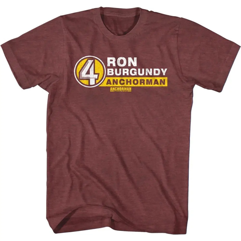 Anchorman R Burg Name Tag Movie T Shirt