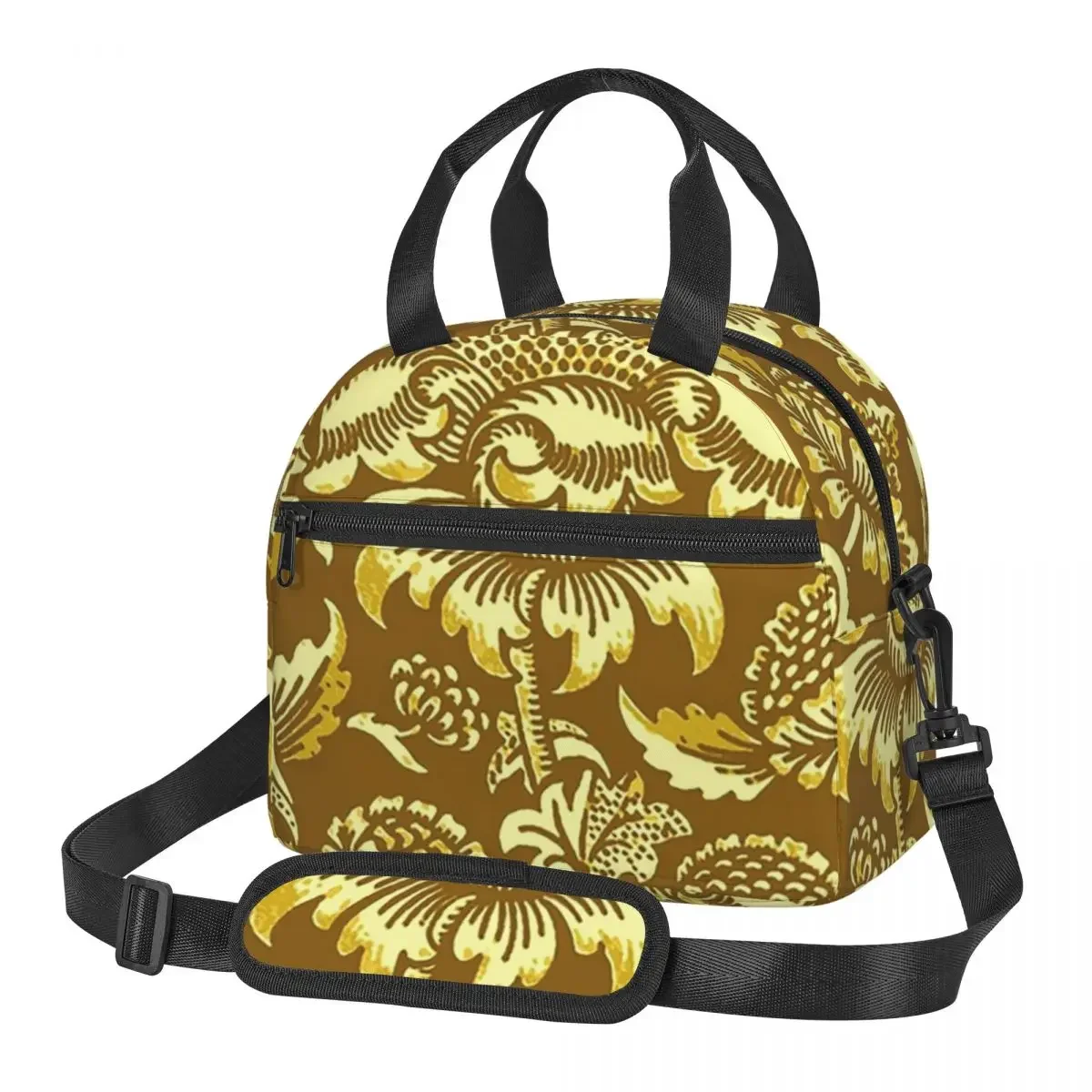 

Сумки для обеда William Morris Bullerswood, изолированная коробка для бенто, сумка для обеда, многоразовые сумки для пикника, термосумка-холодильник для женщин и девочек, работа