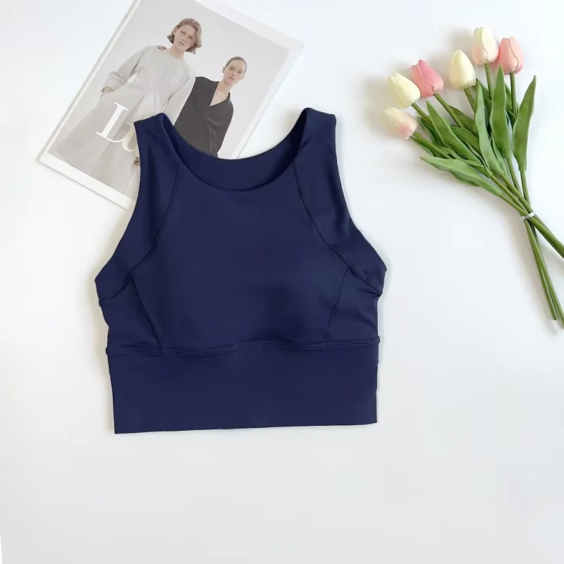 

Женский высокопрочный противоударный спортивный бюстгальтер с фиксированными чашками, укороченный топ для йоги, пуш-ап, открытый бег, тренажерный зал, тренировки, бюстгальтер