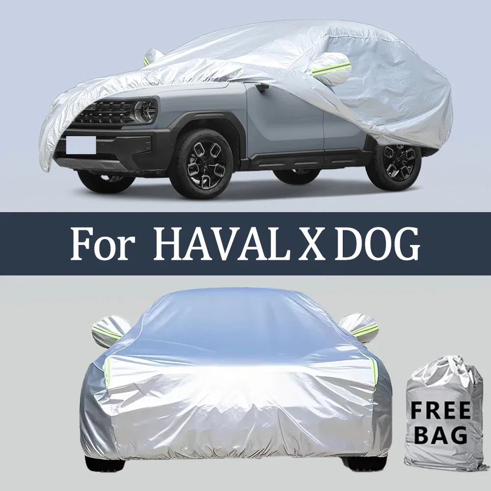 

For HAVAL X DOG Car Cover Outdoor Protection Covers Snow Sunshade Waterproof Dustproof Exterior UV Car Accessories
