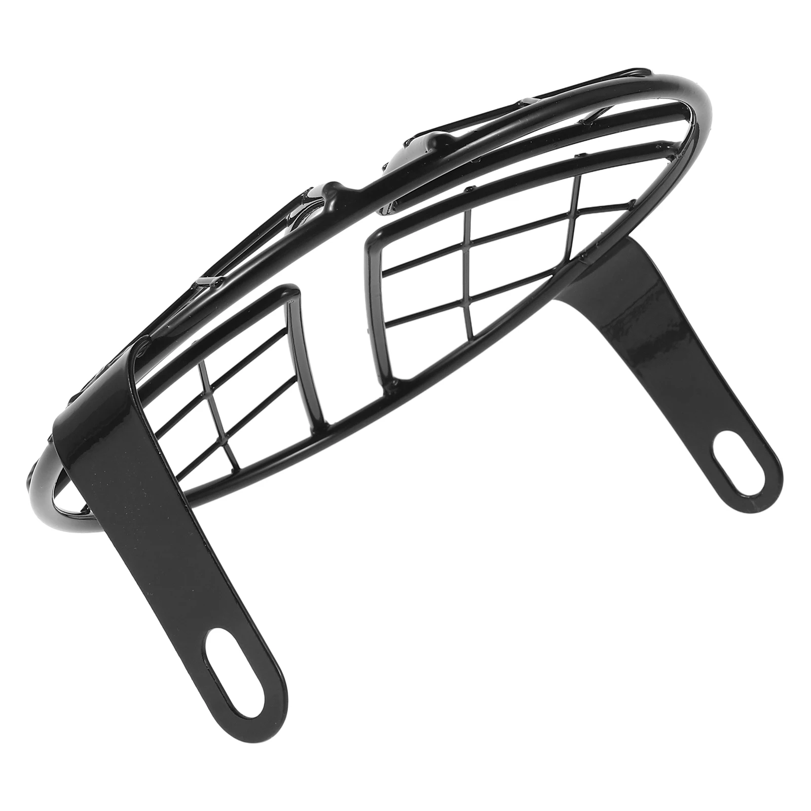 

Universal Motorcycle Headlight Guard Grille Mesh Cover Metal Black Durable Protector For Motorbike Easy Installation Headlamp