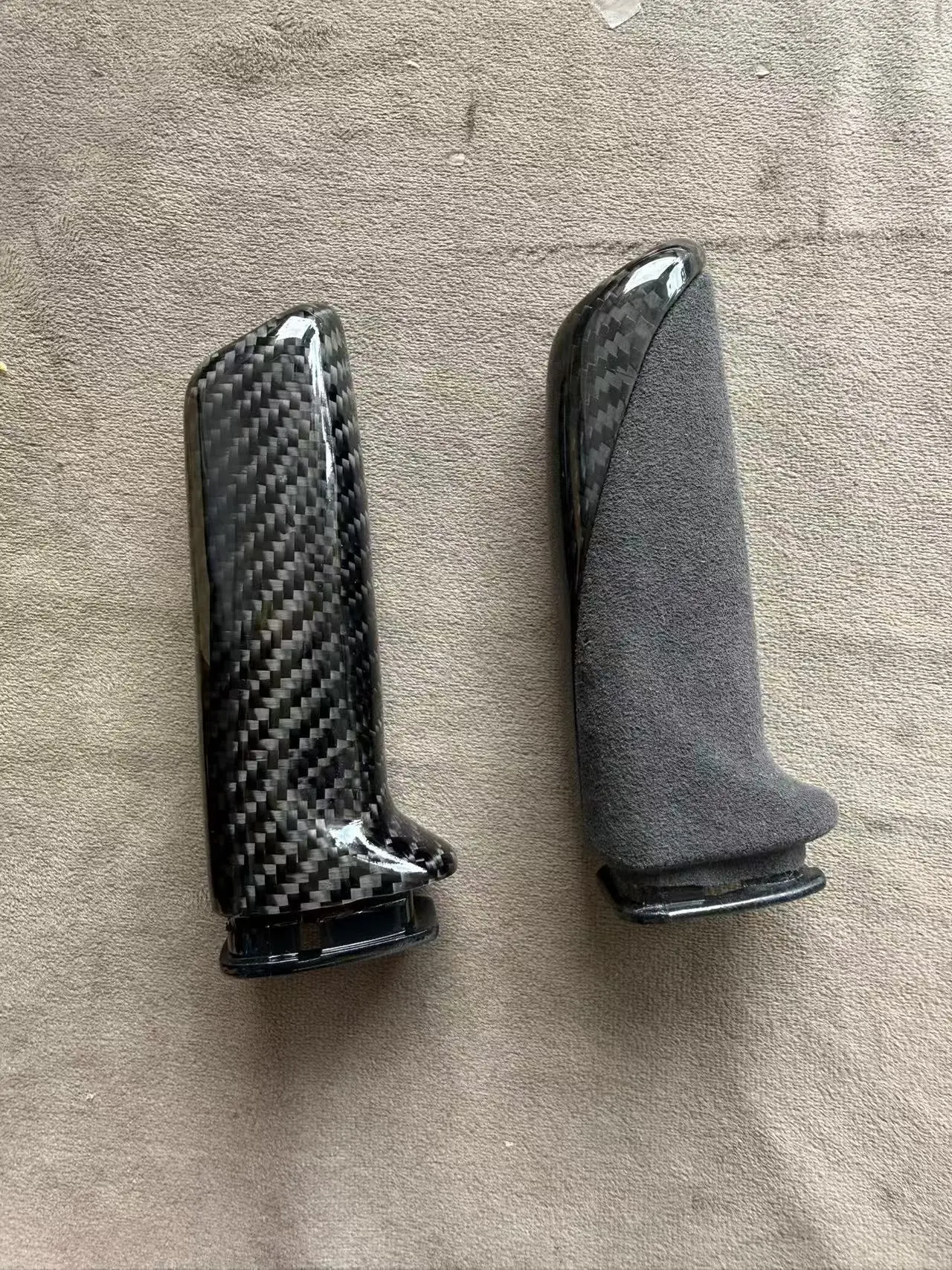 Genuine Carbon Fiber Replace Gear Shift Knob Handbrake Console Panel Cover For BMW M3 M4 F80 F82 F83 Coupe M Performance 2014+