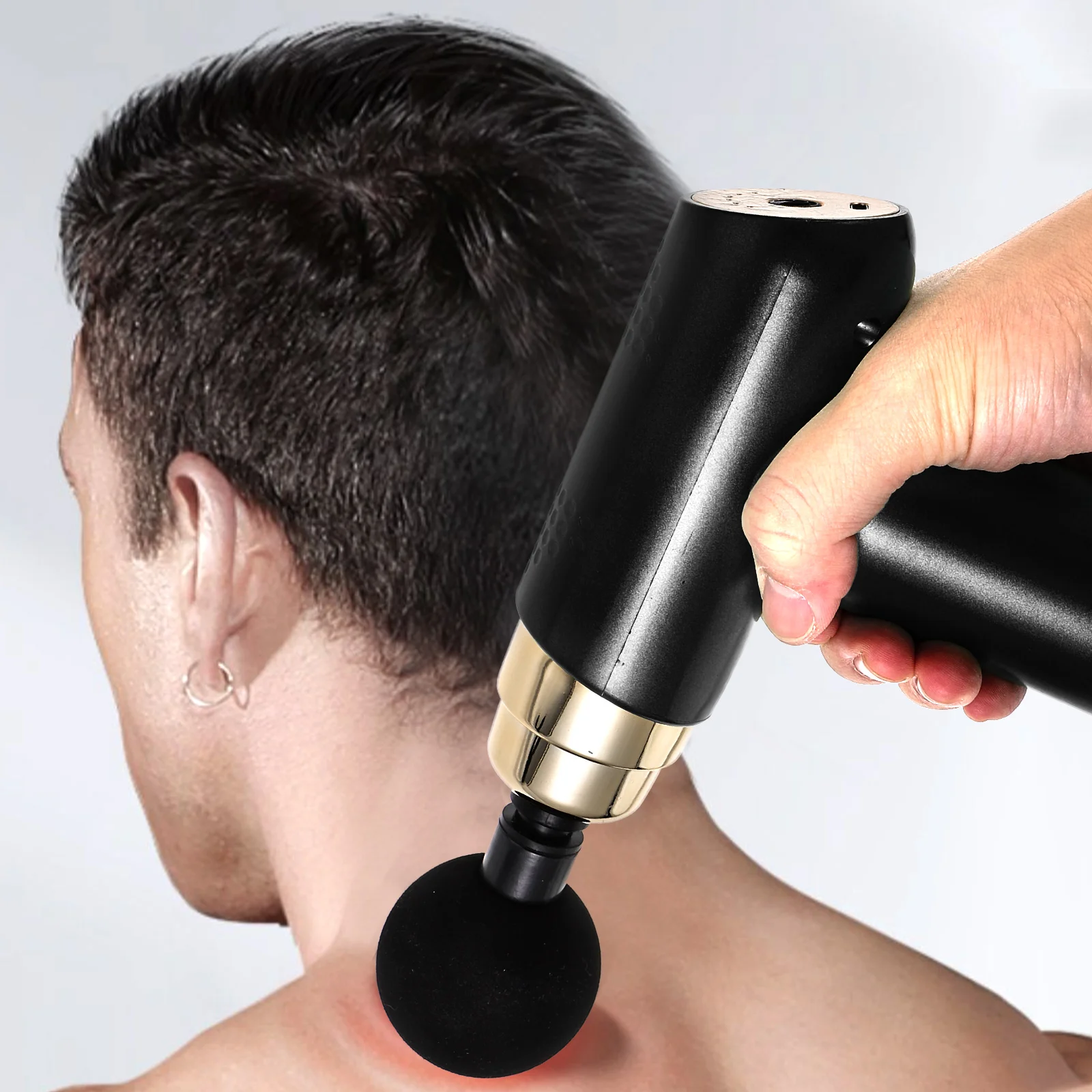 

1Set Mini Percussion Massager Ergonomic Design 6 Adjustable Speeds for Professional Personal Muscle Therapy Sessions