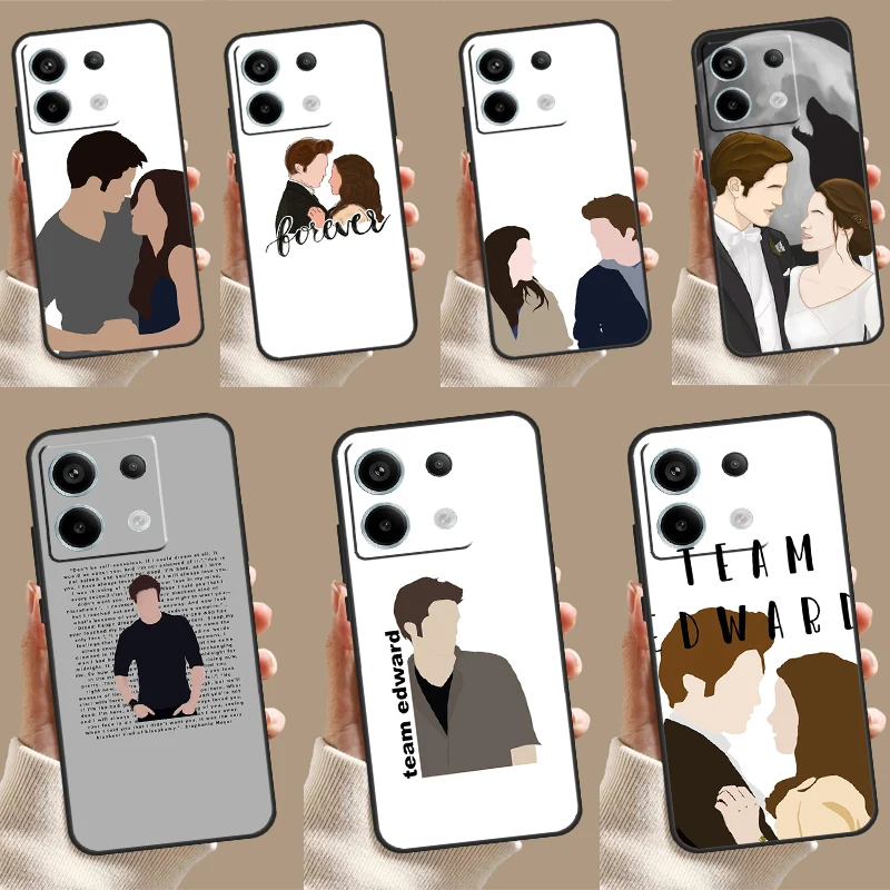 Twilight Edward Cullen Bella Case For Xiaomi Redmi Note 11 12 13 Pro 8 9 10 Note 12S 11S 10S 9S Redmi 13C 10C 12C Cover