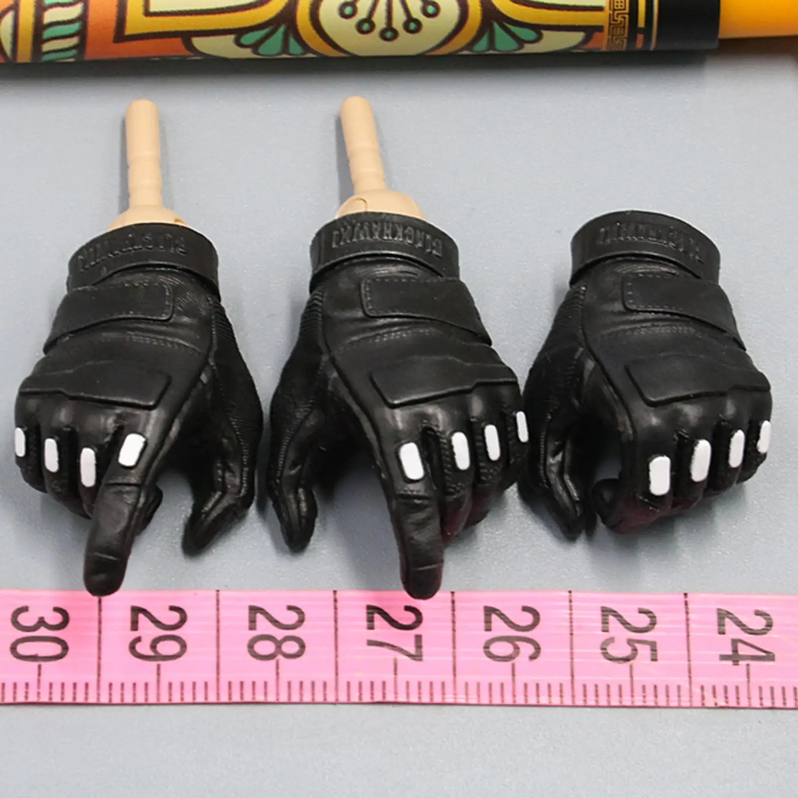 3x 1:6 Male Gloves Hands Action Figure Costume for 12inch Action Figures