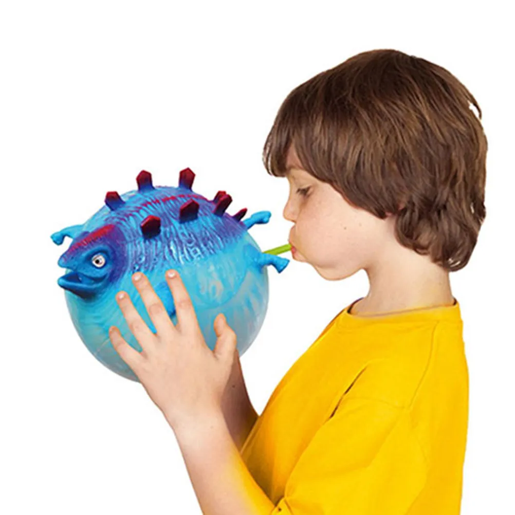 

6 PCS Dinosaur Figures for Boys Blow up Balls Dinosaurs Balloon Party Supplies Kids Toys