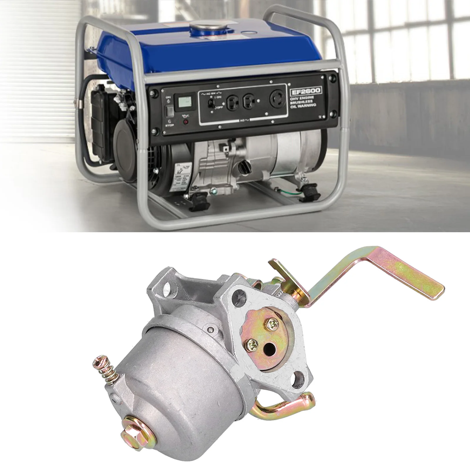 Generator Carburetor for Yamaha Aluminum Alloy EF2600 EF2700 EF3600 MZ175 MZ200 Generator Parts Equipment 166F