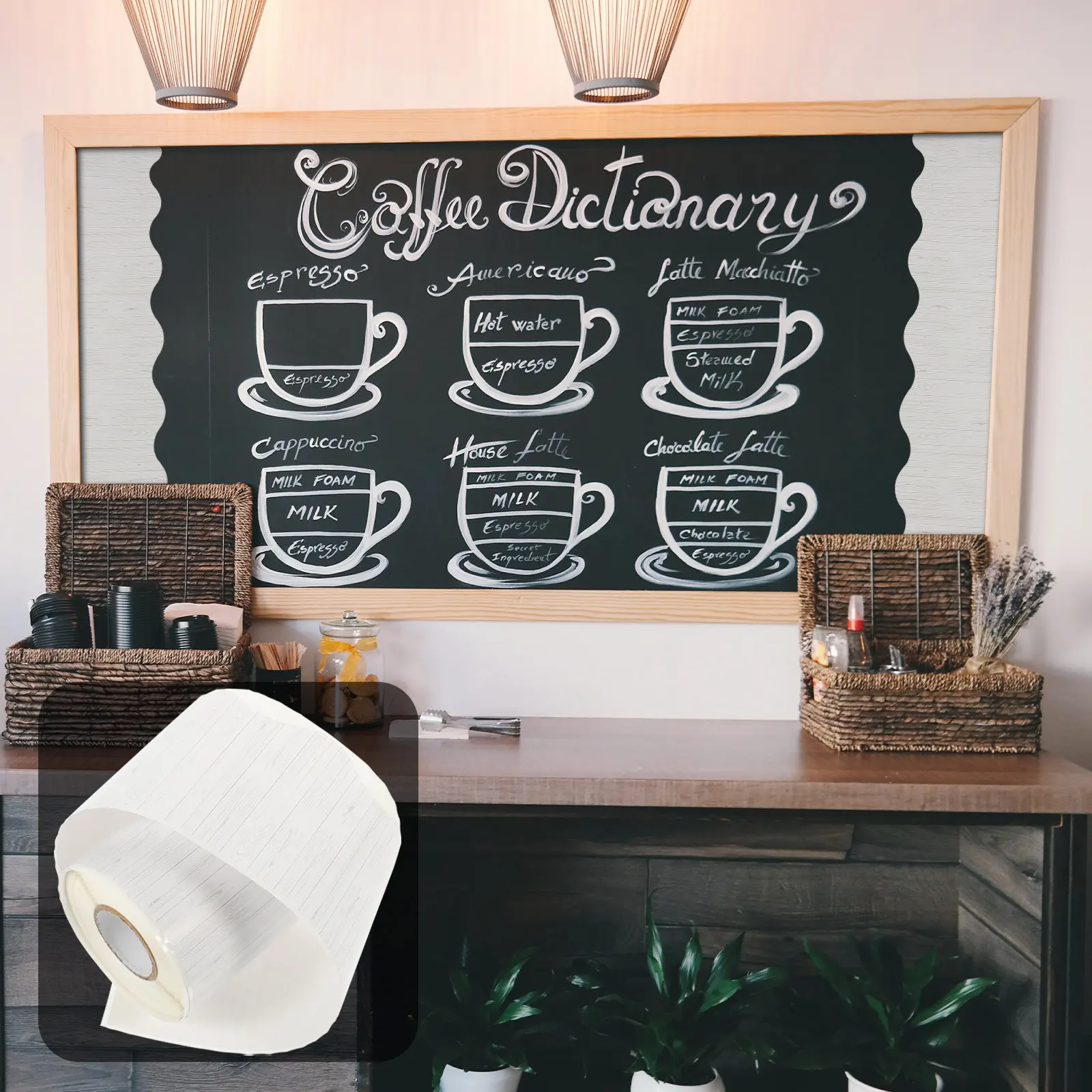 

Самоклеящаяся декоративная окантовка для досок объявлений с текстурой дерева для классных комнат, школьных досок и стен