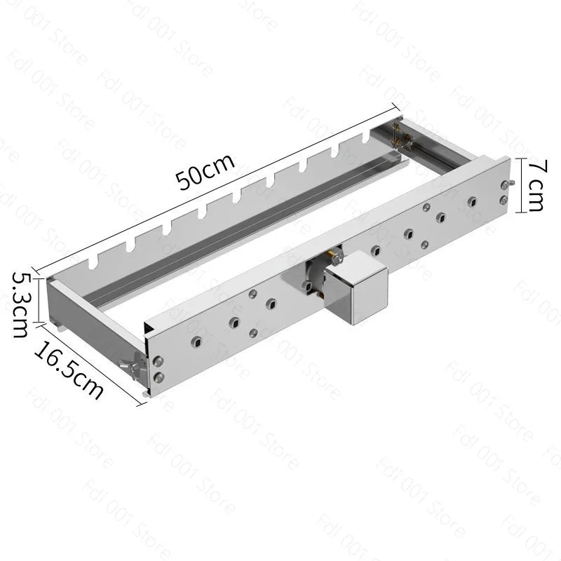 Butterfly roast incense automatic barbecue flip shelf adjustable width bamboo skewer machine 5V can be connected to power bank