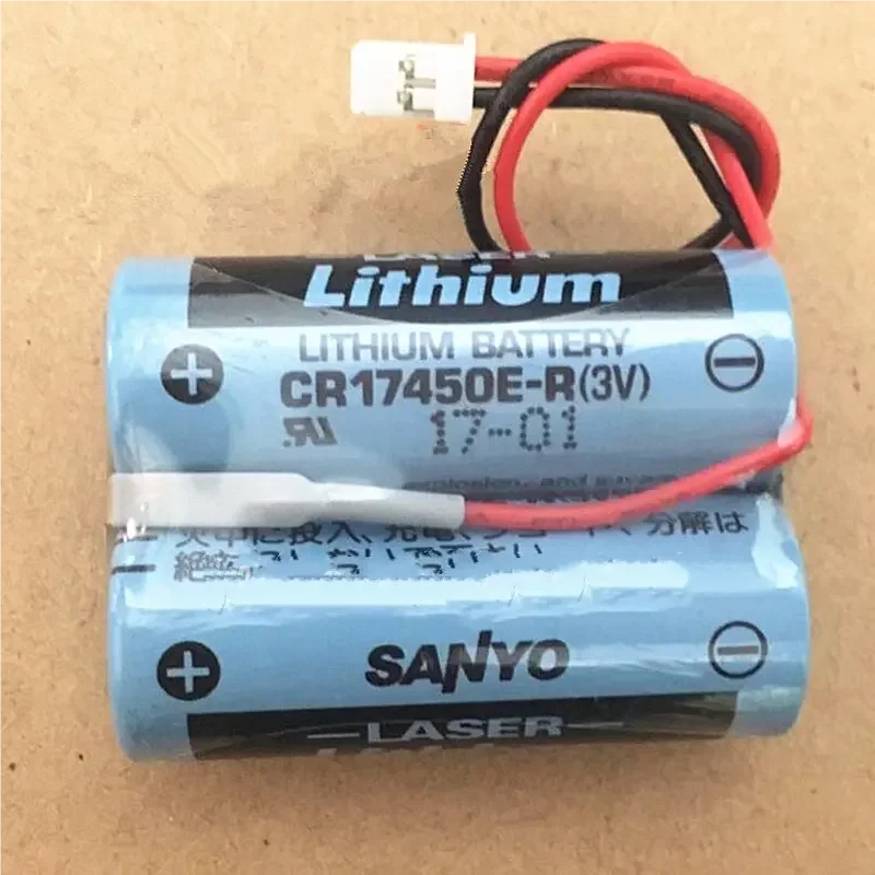 Genuine CR17450E-R-2-CN10 3V PLC Industrial Control Lithium Battery