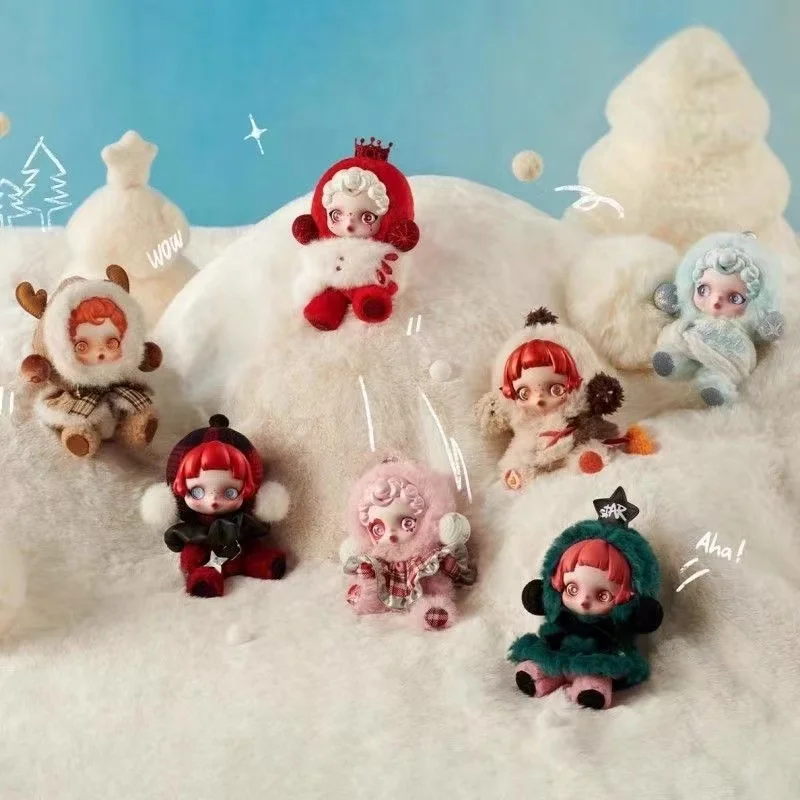 

Skullpanda Winter Music Series Blind Box Pendant Plush Doll Mystery Box Toys Cute Action Figure Pendent Ornament Mystery Box Toy