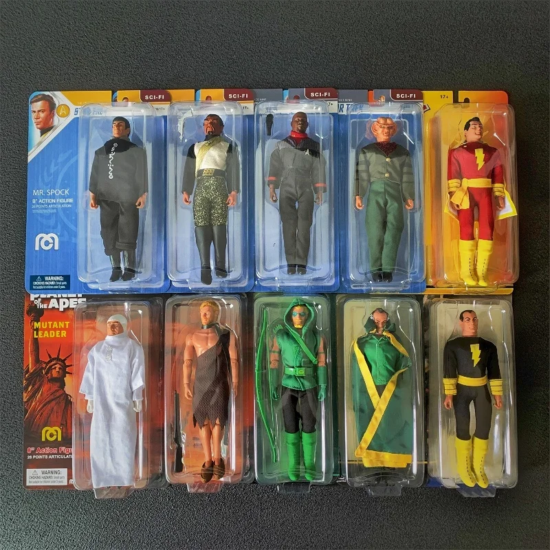 

Mego 8-дюймовая карта, экшн-фигурка Star Trek Planet Of The Apes, Лига Справедливости, оригинальная коллекционная многосоставная модель из ПВХ, игрушка в подарок