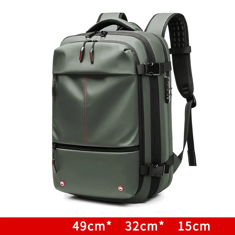 2024 Large Capacity Vacuum Compression Leisure Travel Backpack Fashion Men Dry Wet Separation Business Multi functional Backpack