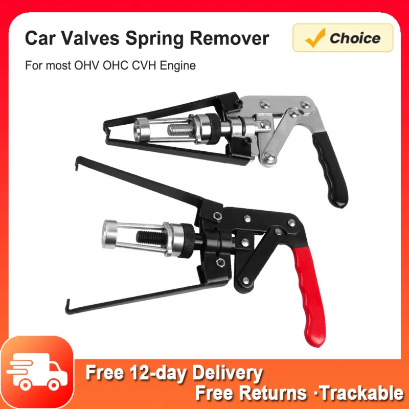 Car Valves Spring Remover Pressure Type Vernier Pliers Auto OilSeal Disassembly Valves Spring Puller for most OHV OHC CVH Engine