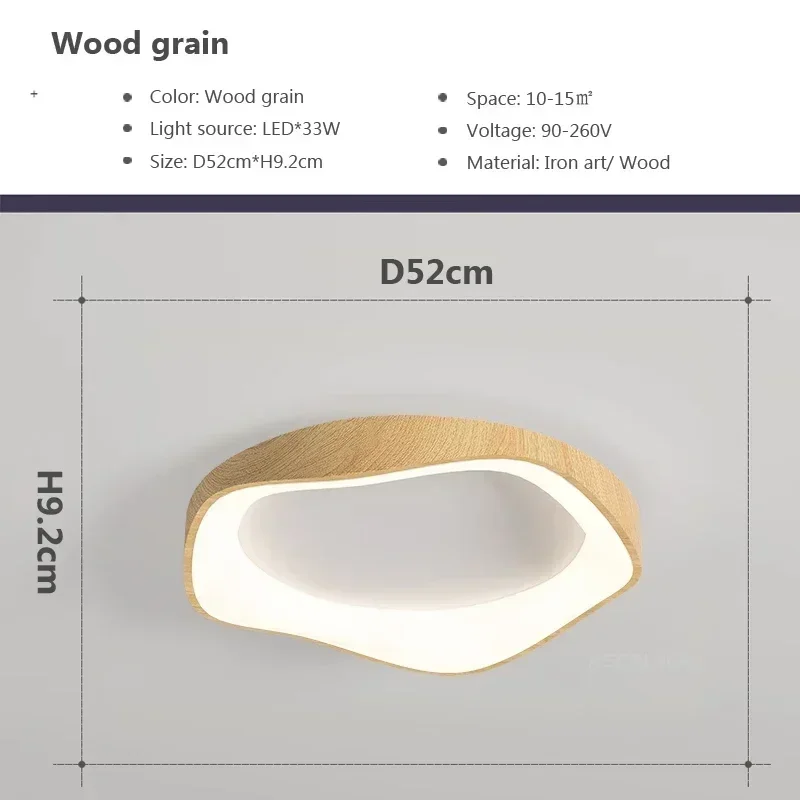 Modern Nordic Remote Control LED Ceiling Lamp for Bedroom Living Room Indoor Chandelier Home Lighting Fixture image 3