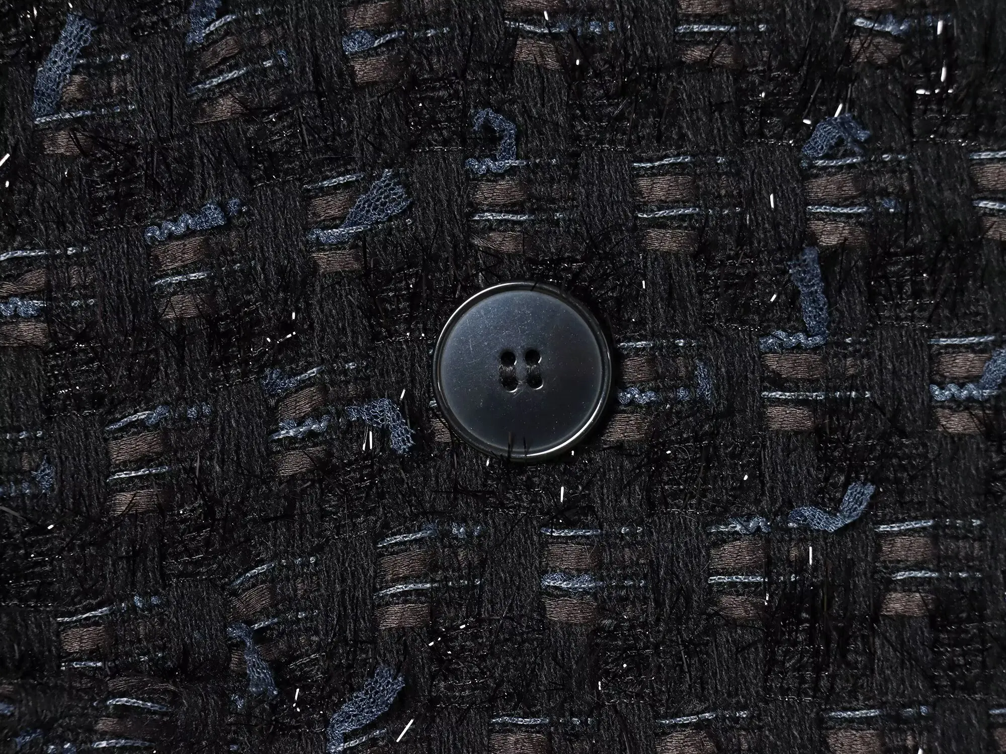 BSAY メタルカラーライン構造ダブルブレストジャケット女性のためのファッション冬の新しい長袖ショートコートシックなレディーストップス